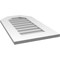 Ekena Millwork Octagonal Top Surface Mount PVC Gable Vent w/ 3-1/2"W x 1"P Standard Frame, 16"W x 28"H GVPOT16X2801SN - alternate 2